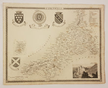 Load image into Gallery viewer, Antique Map of Cornwall c.1850