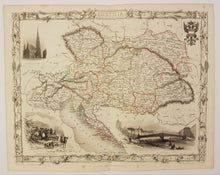 Load image into Gallery viewer, Antique Map of Austria c.1851