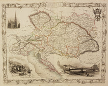 Load image into Gallery viewer, Antique Map of Austria c.1851