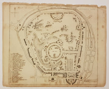 Load image into Gallery viewer, Antique Plan of Regent's Park c.1830