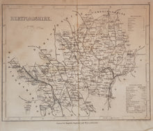 Load image into Gallery viewer, Antique Map of Hertfordshire c.1846