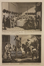 Load image into Gallery viewer, Hogarth's "Hudibras" - Plates 9 & 10